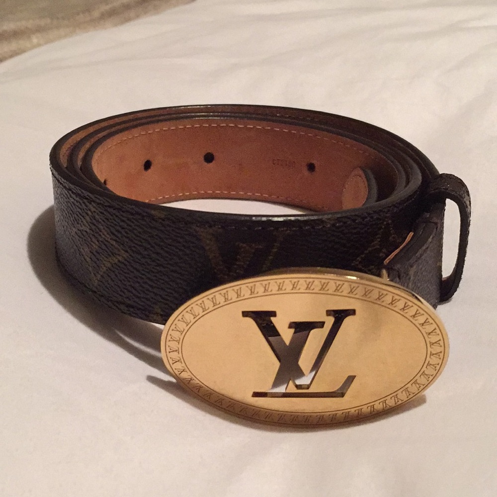 Monogram Louis Vuitton belt